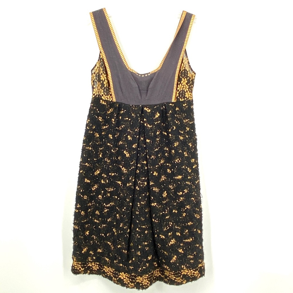 Mayle Sleeveless Black and Gold “Danya” Dress